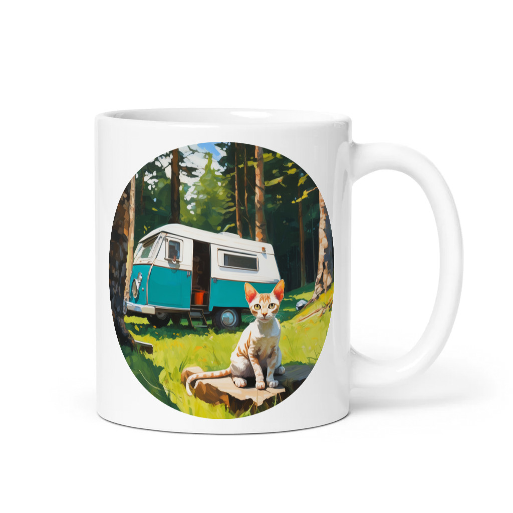 PugMug Custom Tabby Devon Rex Cat Mug