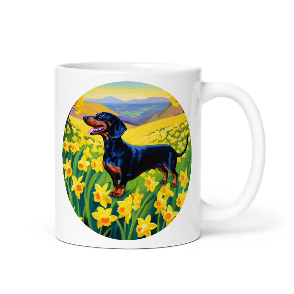 PugMug Custom Black Dachshund Mug