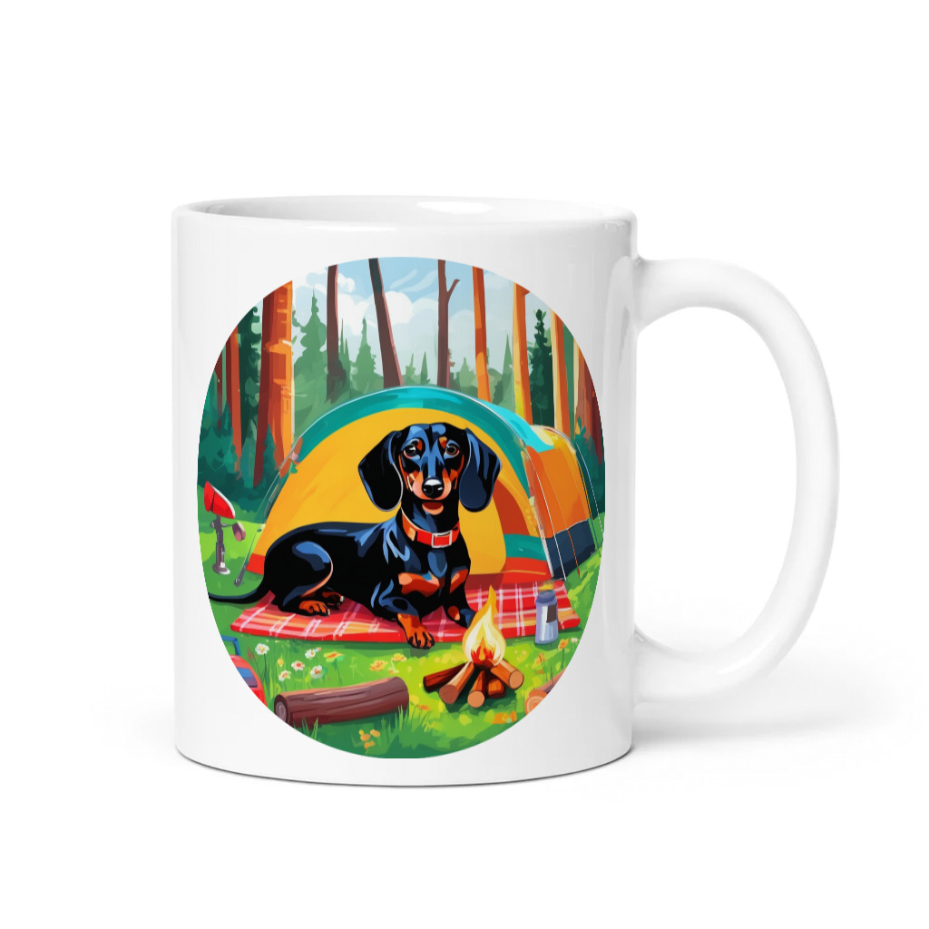 PugMug Custom Black Dachshund Mug
