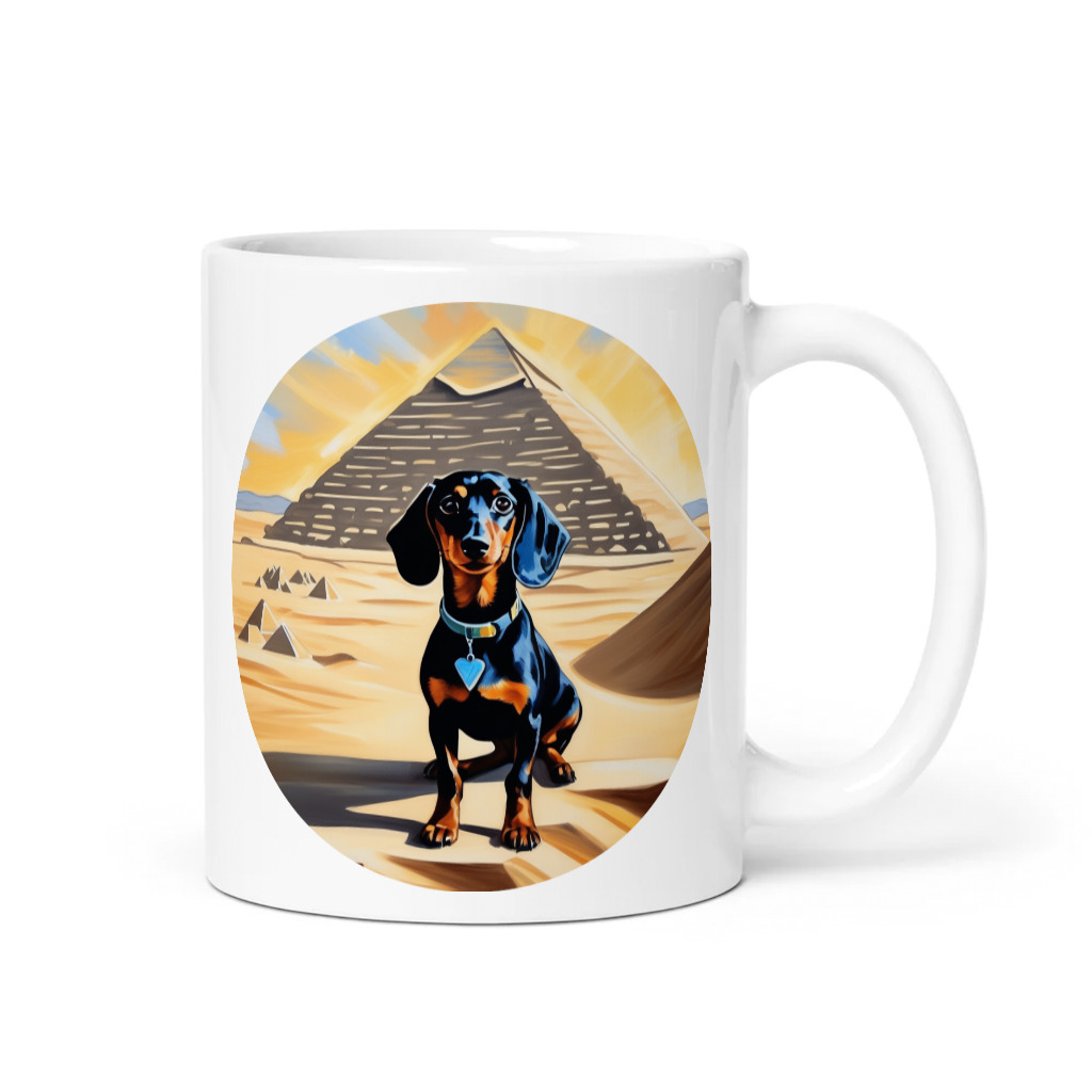 PugMug Custom Black Dachshund Mug