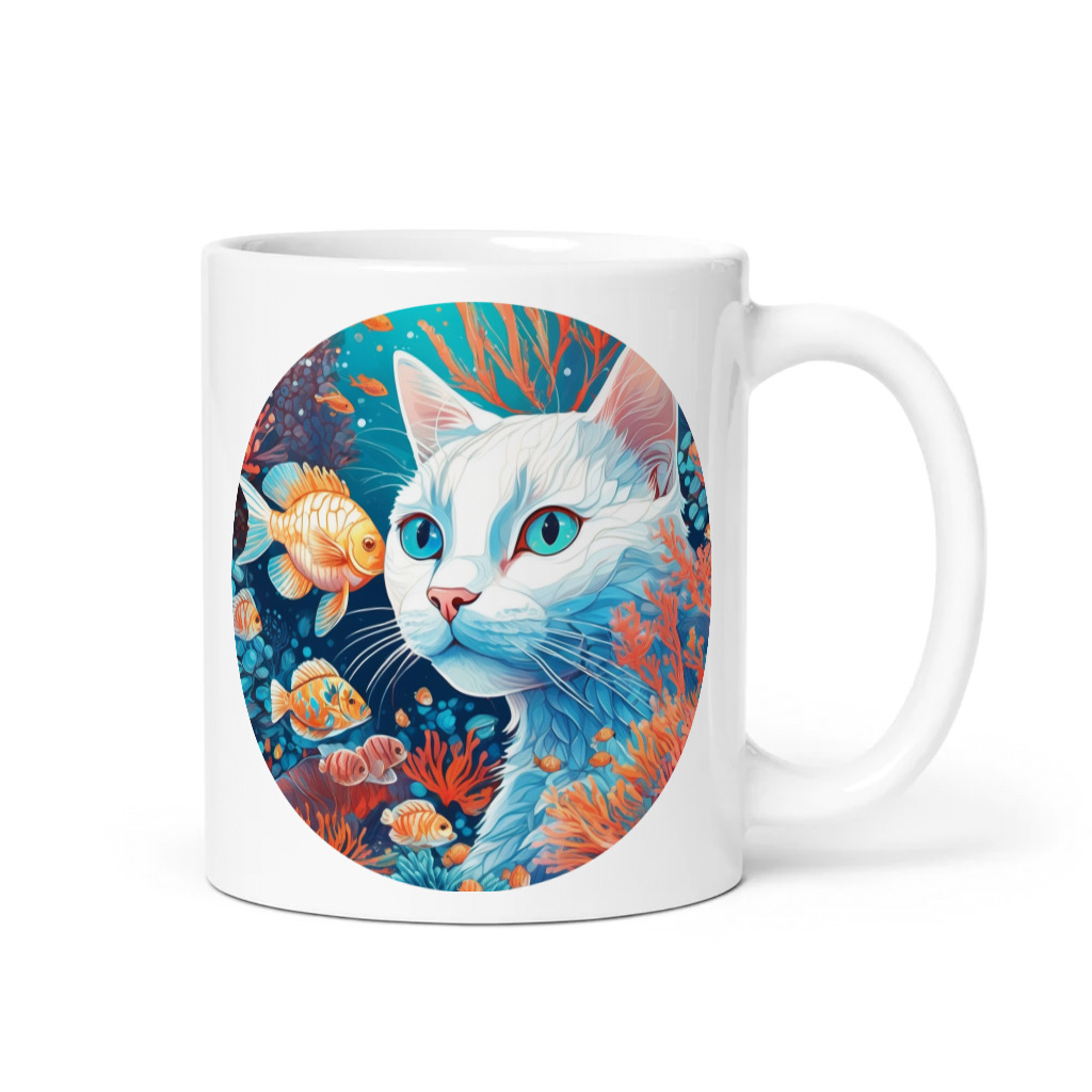 PugMug Custom White Companion Cat Mug