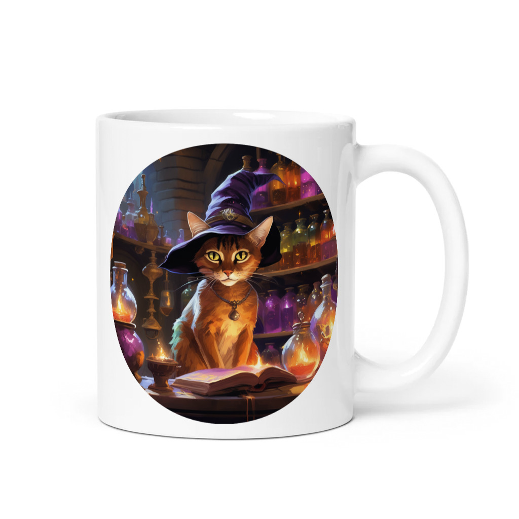 PugMug Custom Tabby Abyssinian Cat Mug