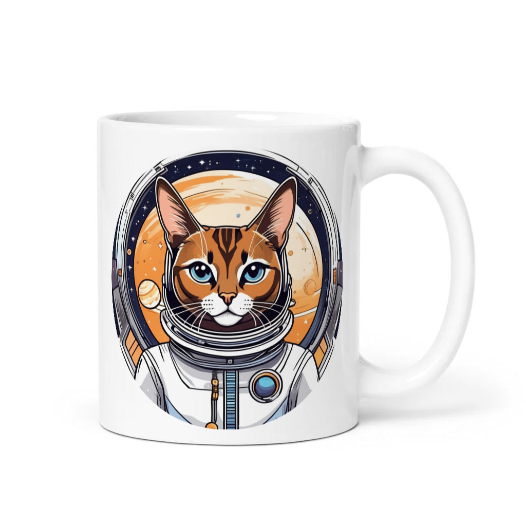 PugMug Custom Tabby Abyssinian Cat Mug