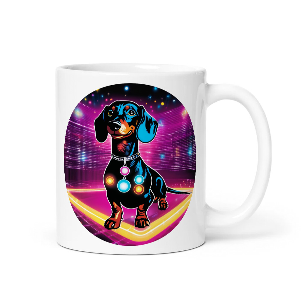 PugMug Custom Black Dachshund Mug
