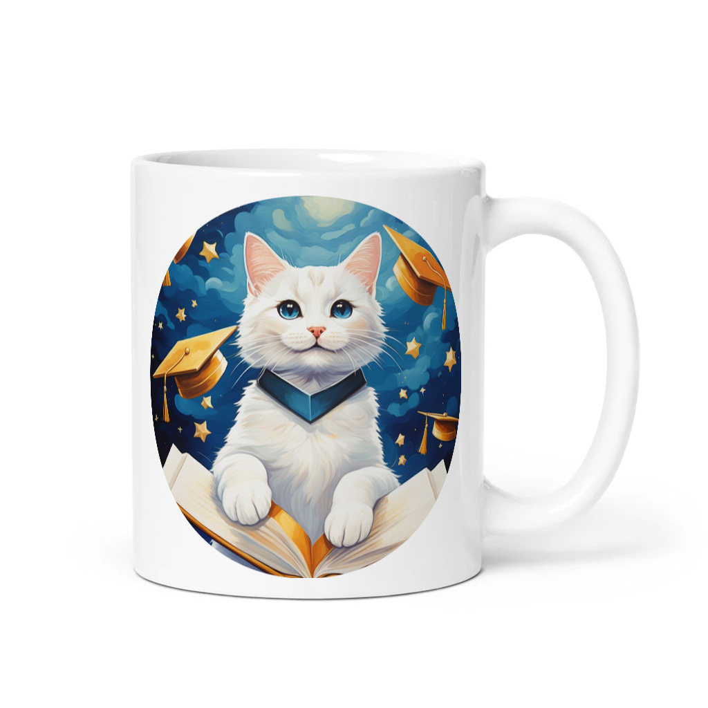 PugMug Custom White Companion Cat Mug