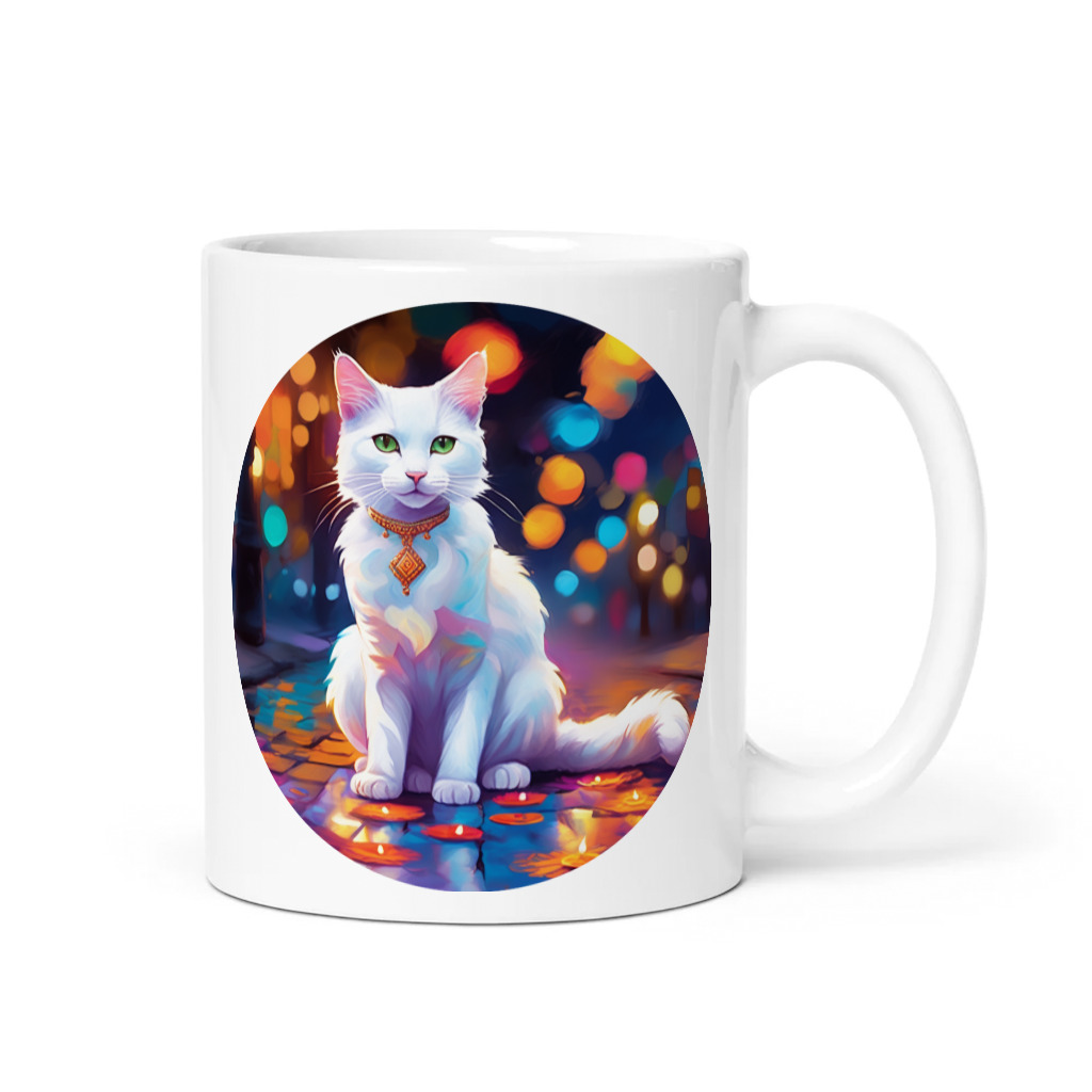 PugMug Custom White Companion Cat Mug