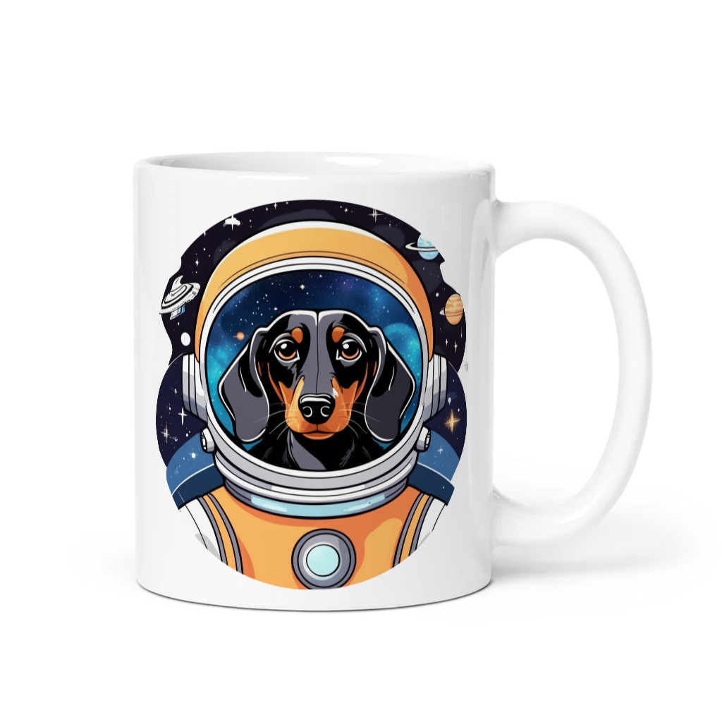 PugMug Custom Black Dachshund Mug