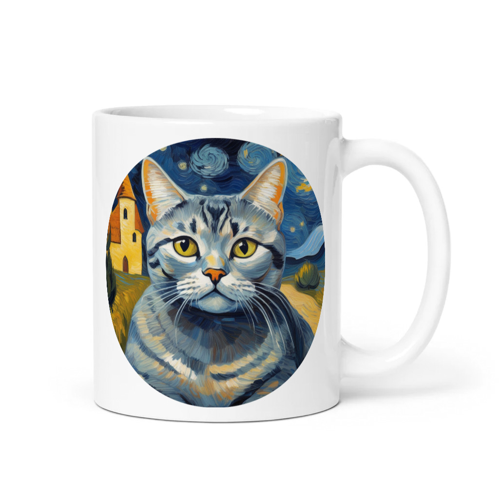 PugMug Custom Tabby British Shorthair Cat Mug