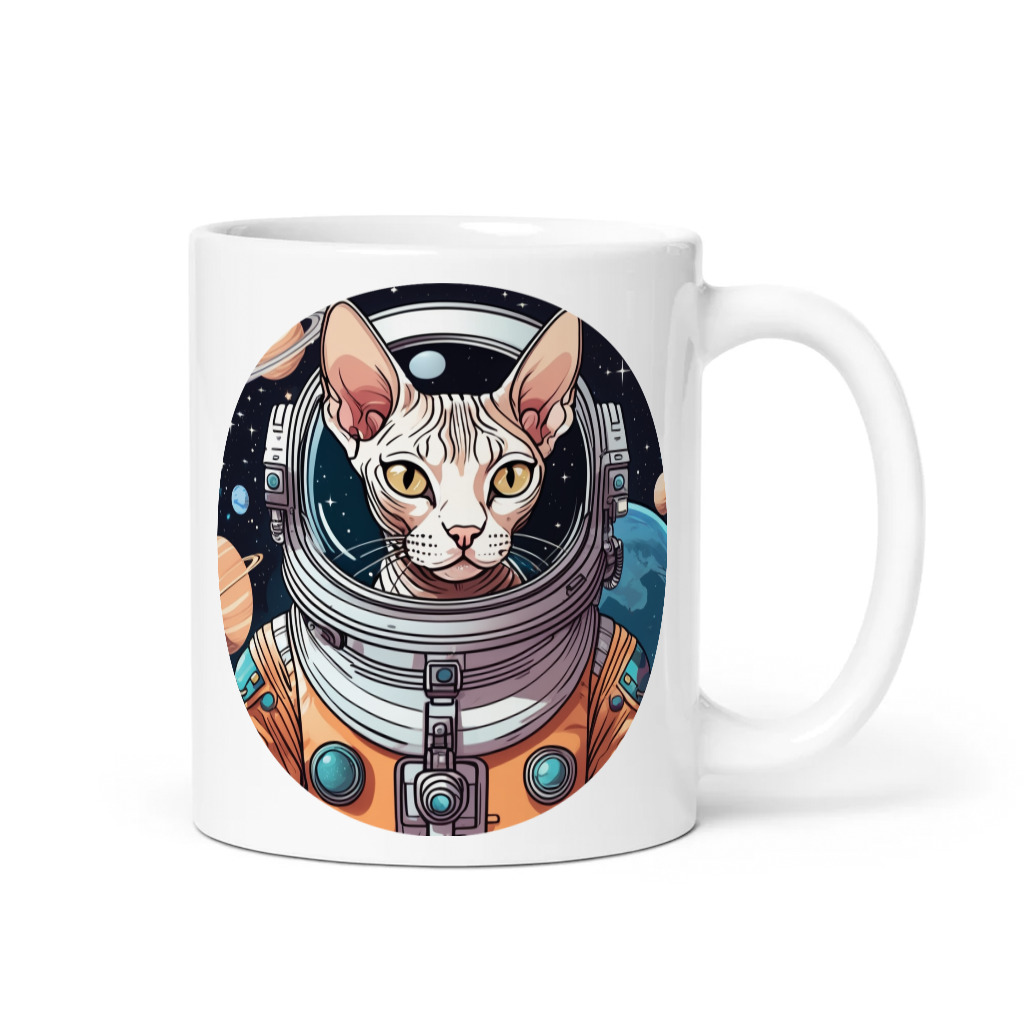 PugMug Custom Tabby Sphynx Cat Mug
