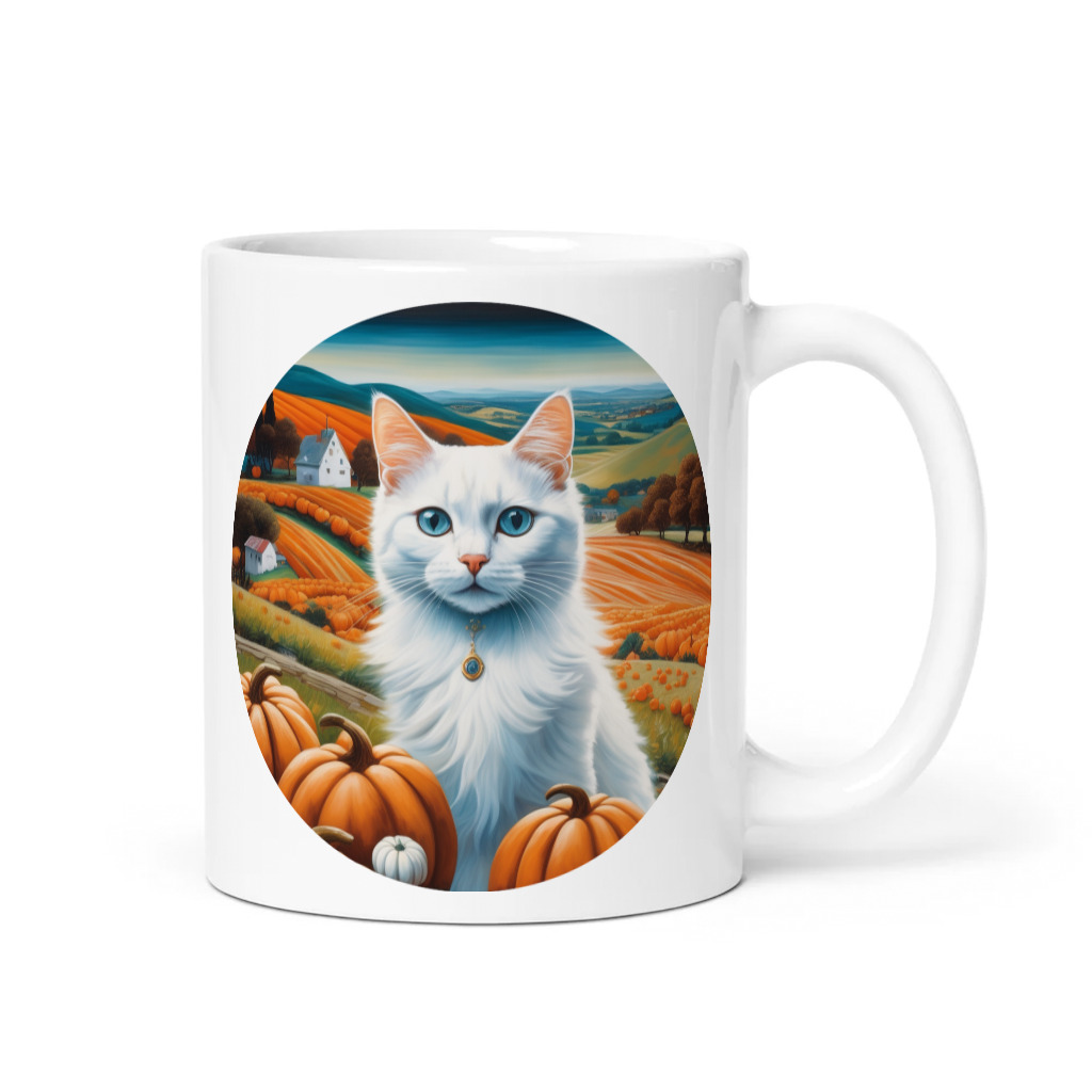 PugMug Custom White Companion Cat Mug