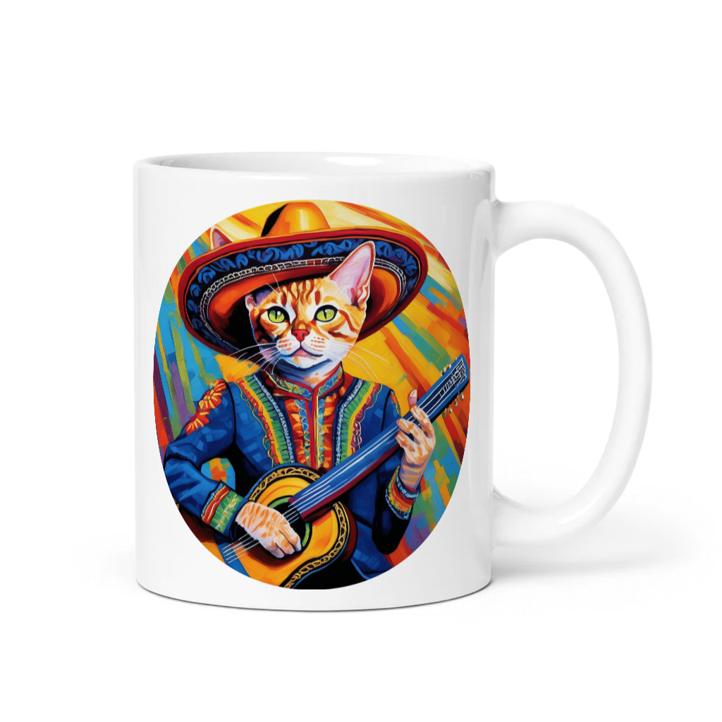 PugMug Custom Tabby Devon Rex Cat Mug