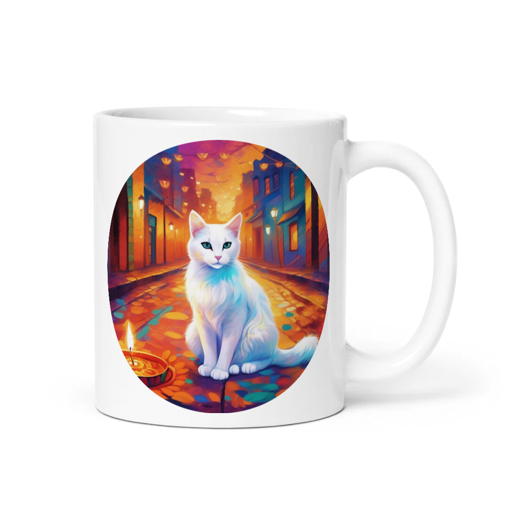 PugMug Custom White Companion Cat Mug