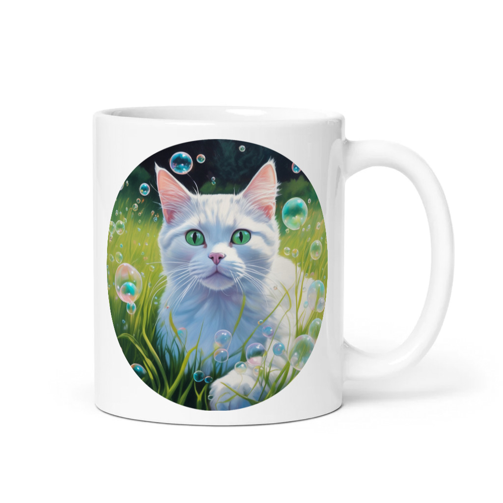 PugMug Custom White Companion Cat Mug