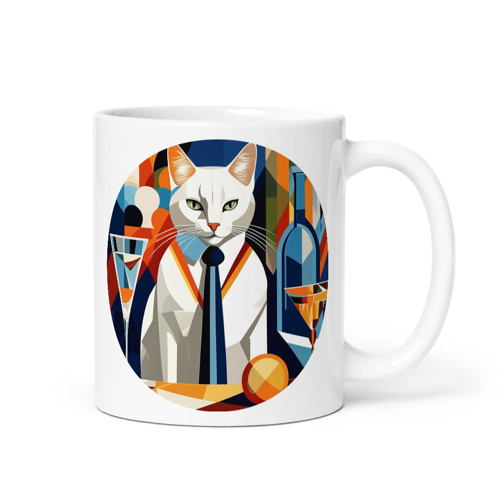 PugMug Custom White Companion Cat Mug