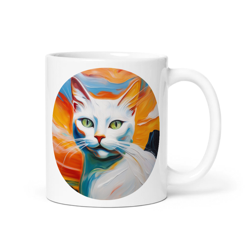 PugMug Custom White Companion Cat Mug