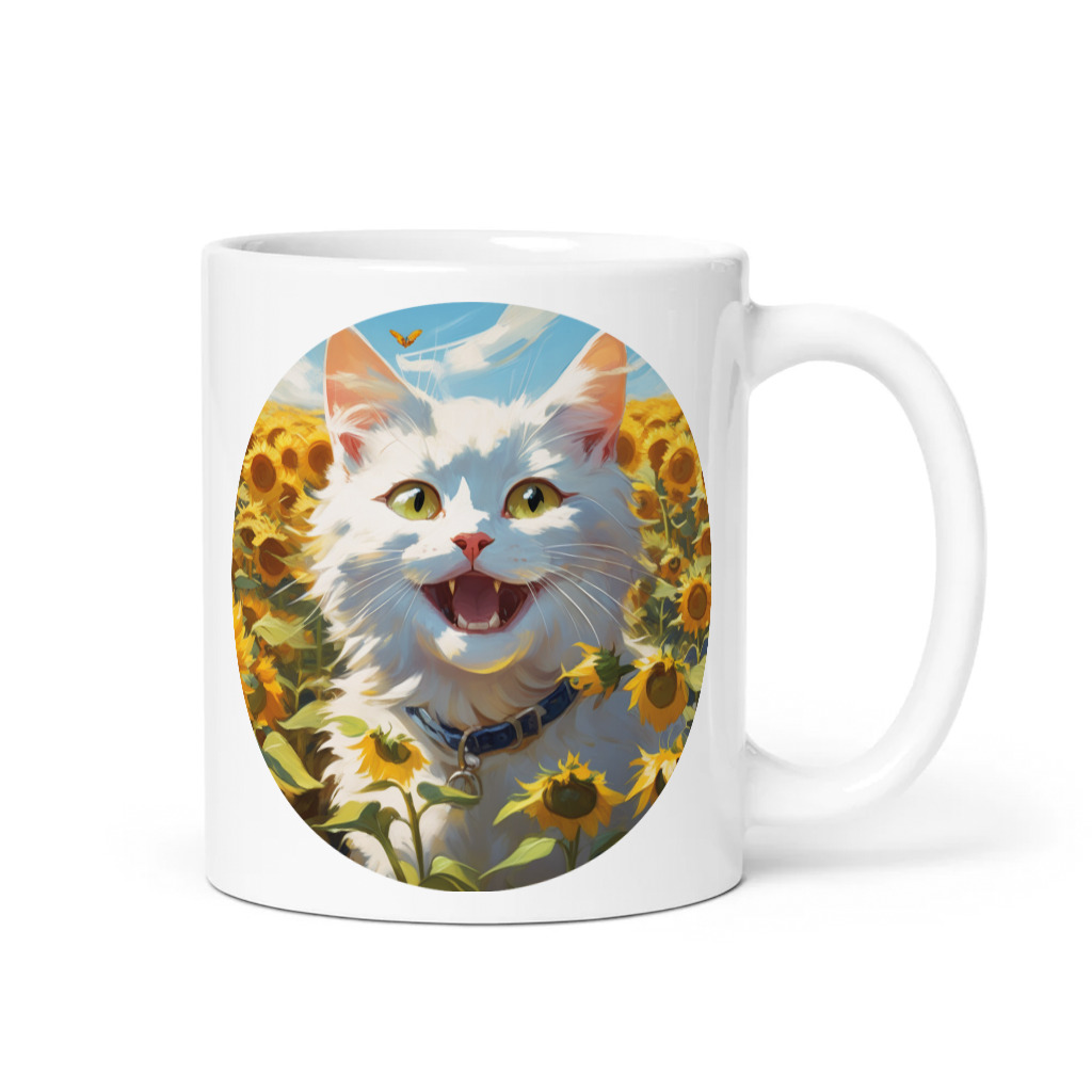 PugMug Custom White Companion Cat Mug