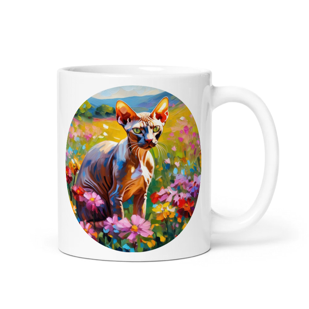 PugMug Custom Tabby Sphynx Cat Mug