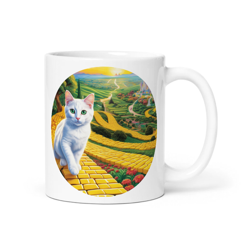 PugMug Custom White Companion Cat Mug