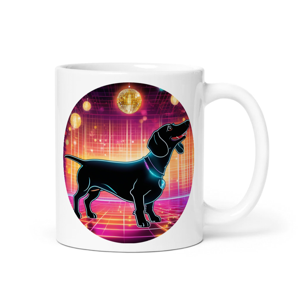 PugMug Custom Black Dachshund Mug