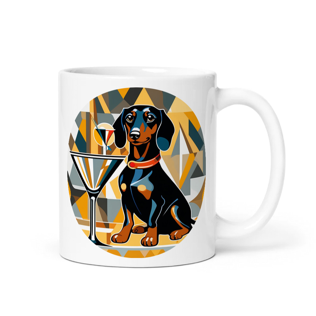 PugMug Custom Black Dachshund Mug
