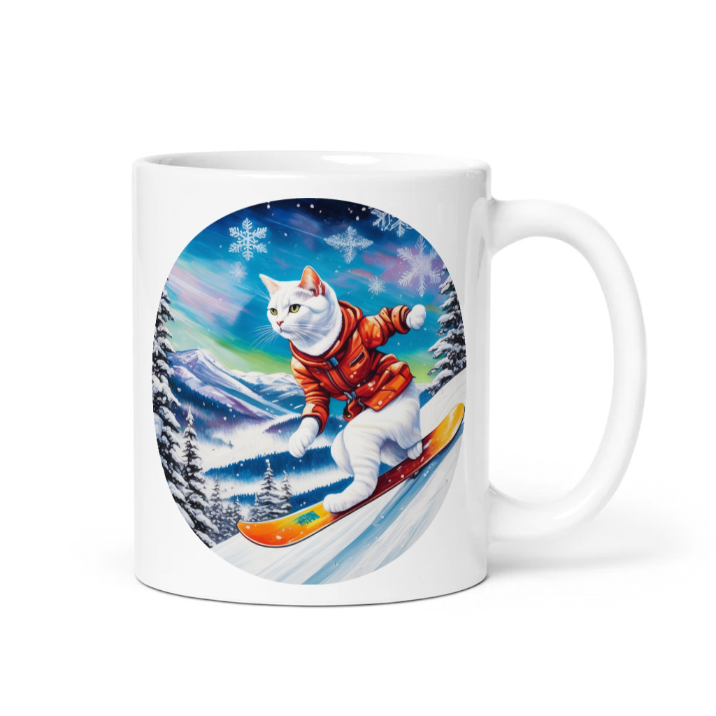 PugMug Custom White Companion Cat Mug