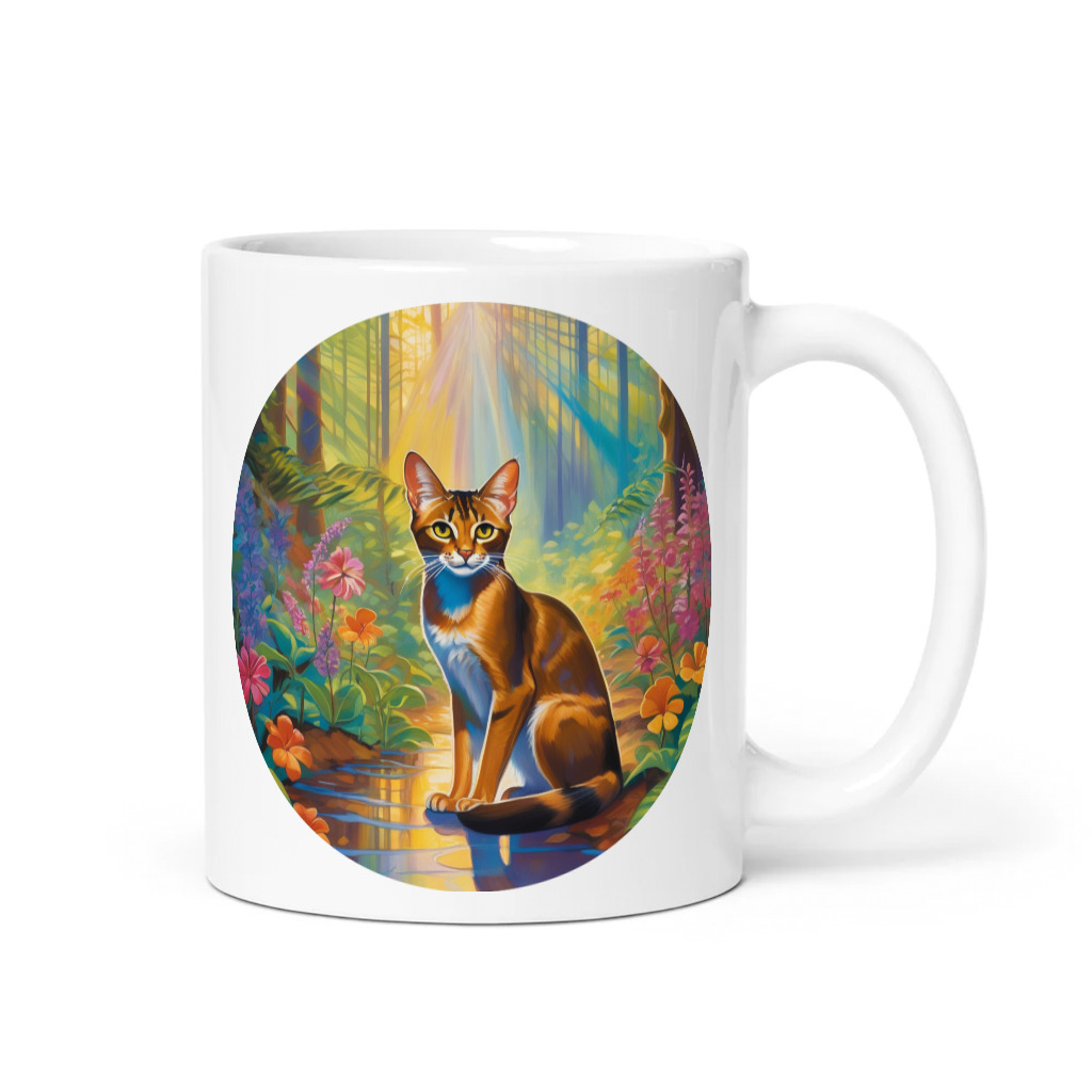 PugMug Custom Tabby Abyssinian Cat Mug