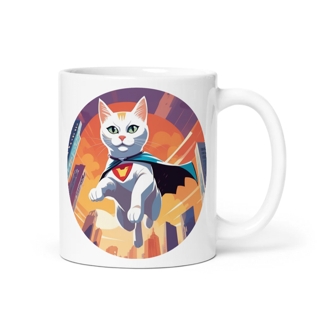 PugMug Custom White Companion Cat Mug