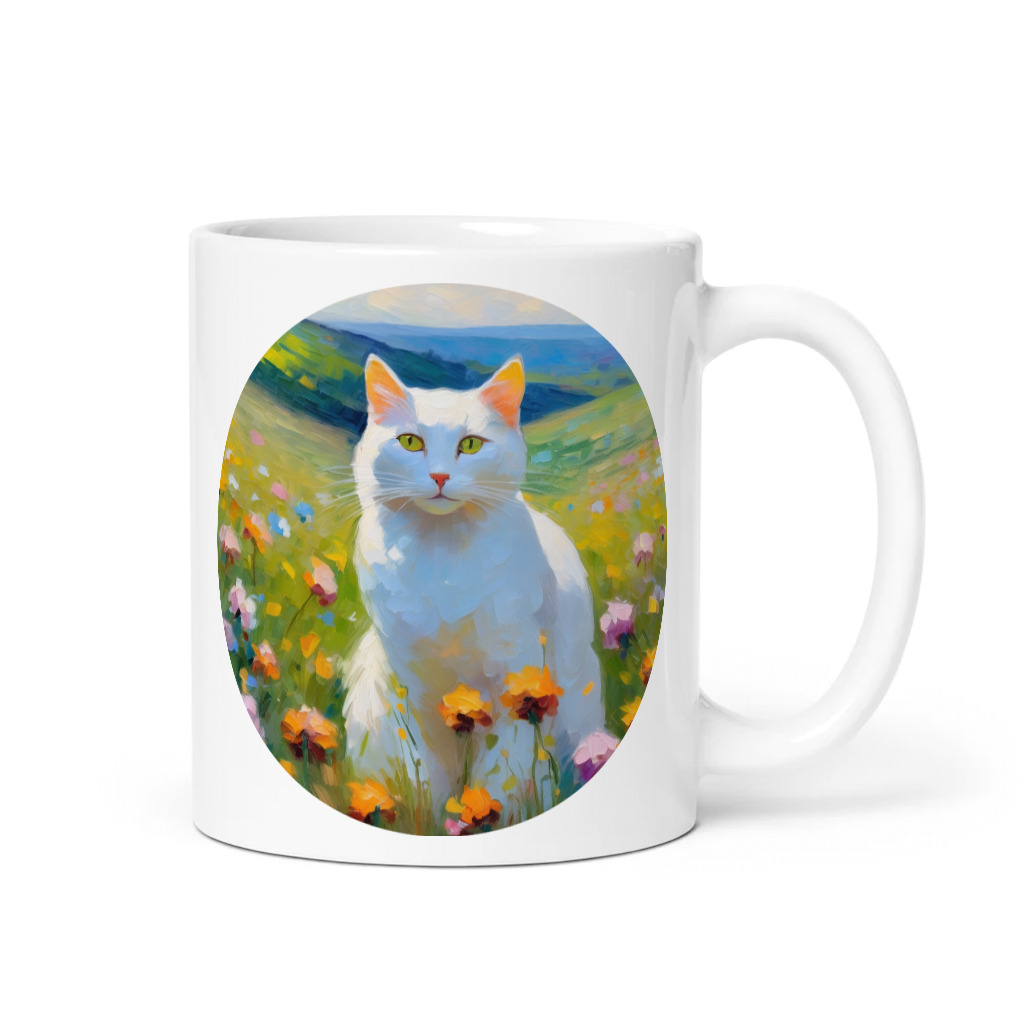 PugMug Custom White Companion Cat Mug