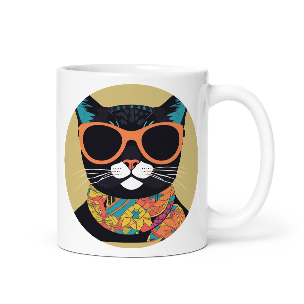 PugMug Custom Black Exotic Cat Mug