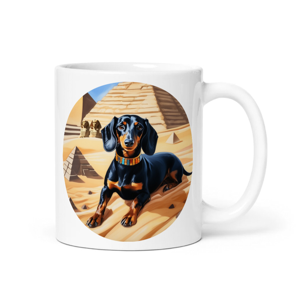 PugMug Custom Black Dachshund Mug
