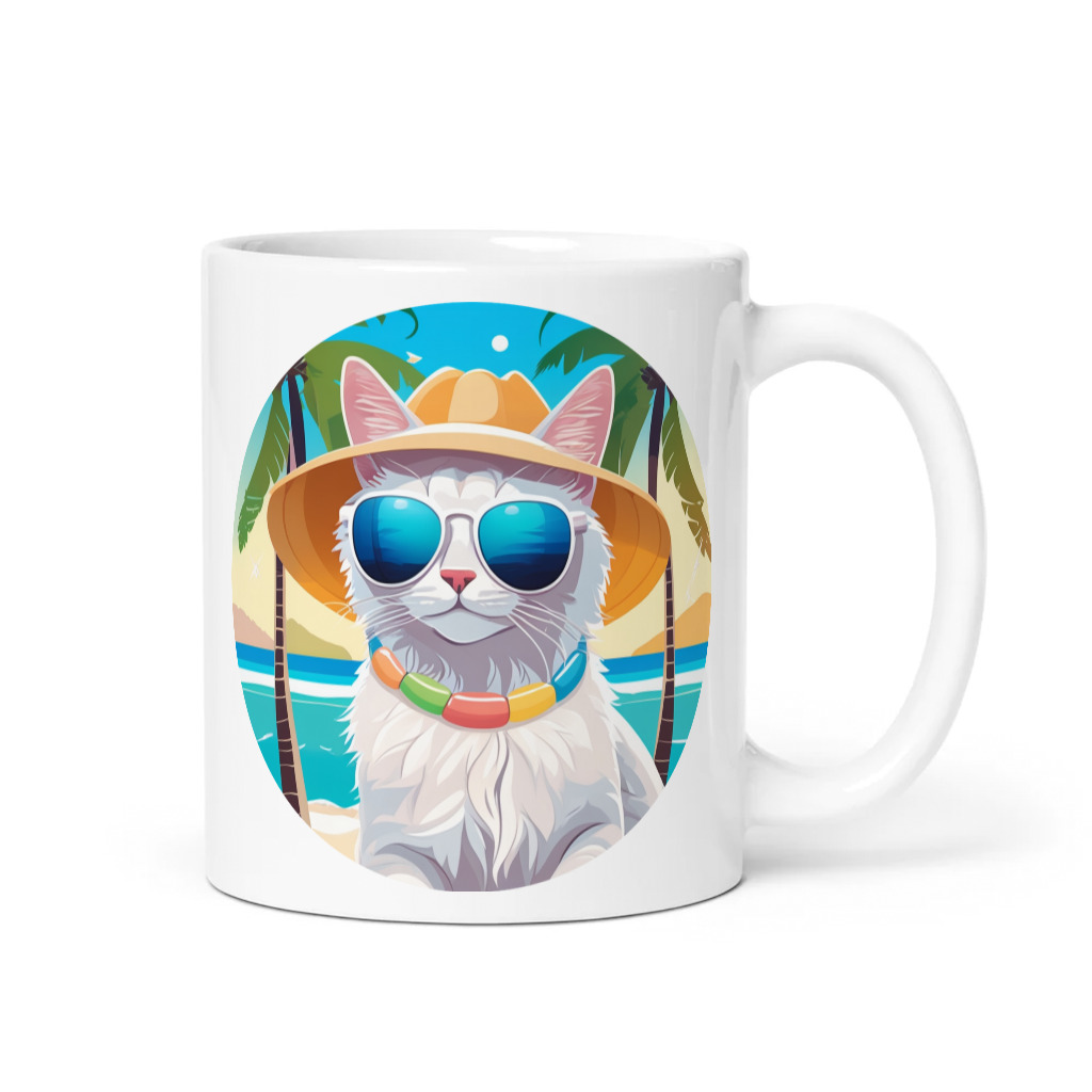 PugMug Custom White Companion Cat Mug