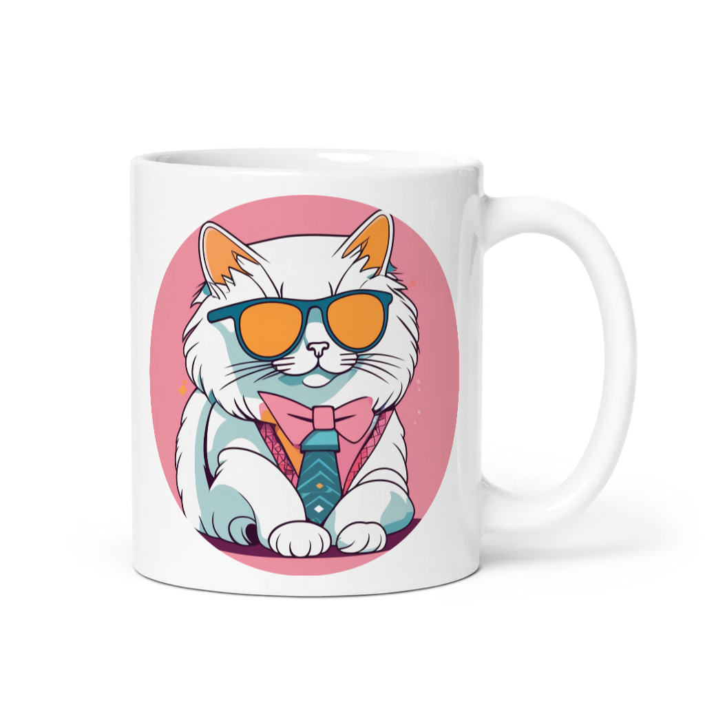PugMug Custom White Ragdoll Cat Mug