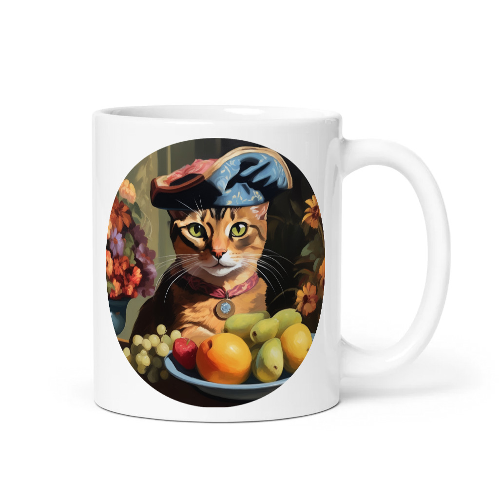 PugMug Custom Tabby Abyssinian Cat Mug