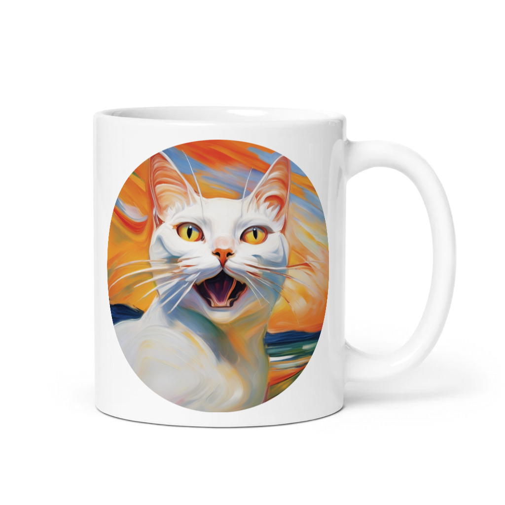PugMug Custom White Companion Cat Mug