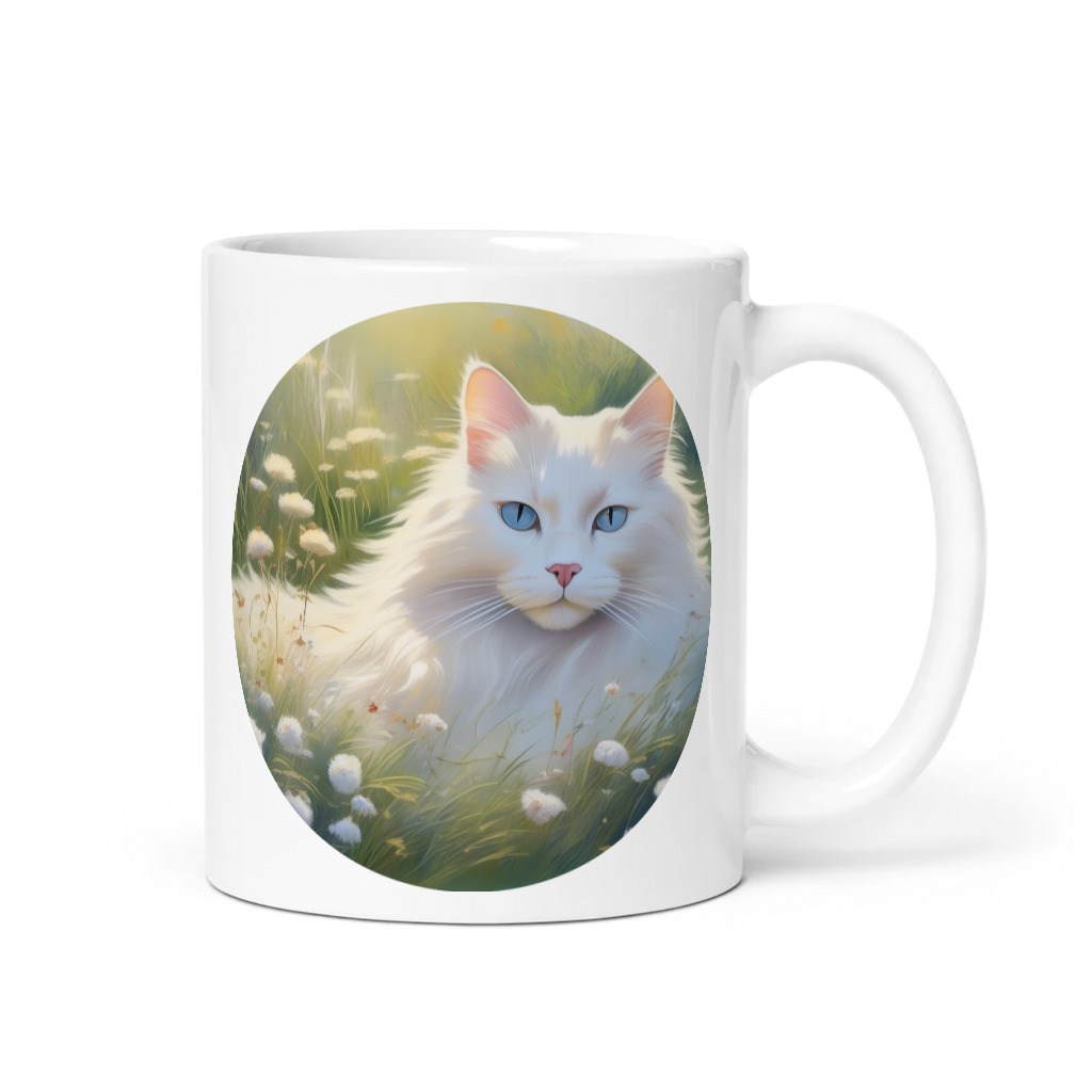 PugMug Custom White Ragdoll Cat Mug