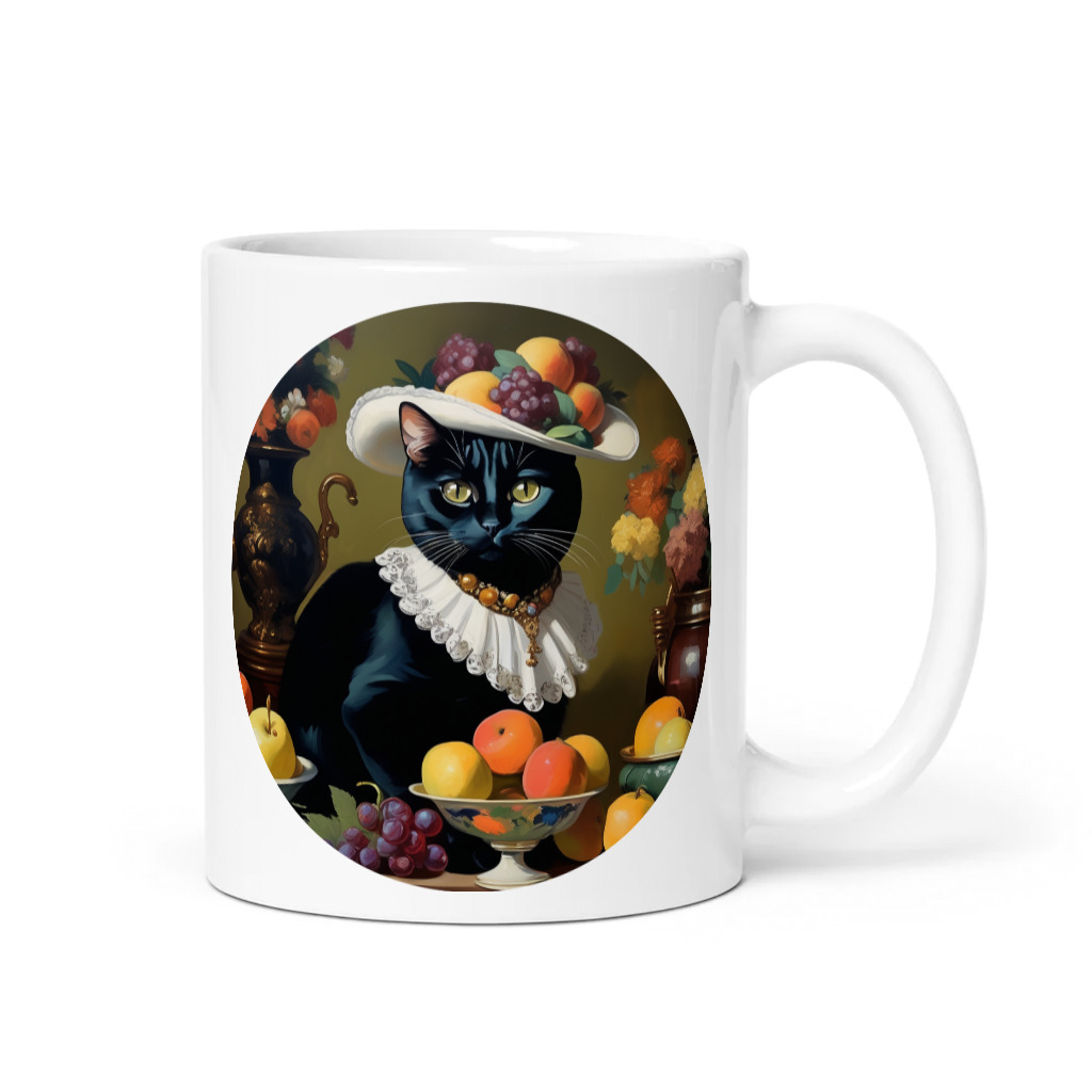 PugMug Custom Black American Shorthair Cat Mug