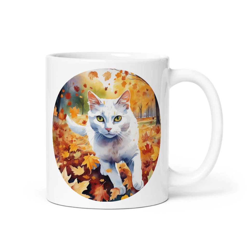 PugMug Custom White Companion Cat Mug