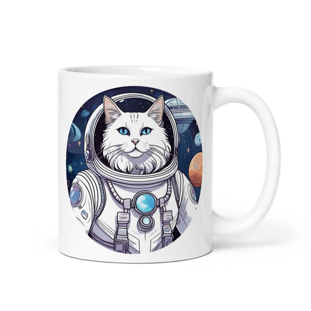 PugMug Custom White Companion Cat Mug