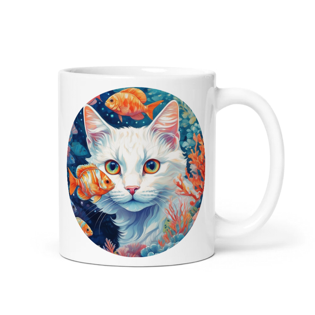 PugMug Custom White Companion Cat Mug