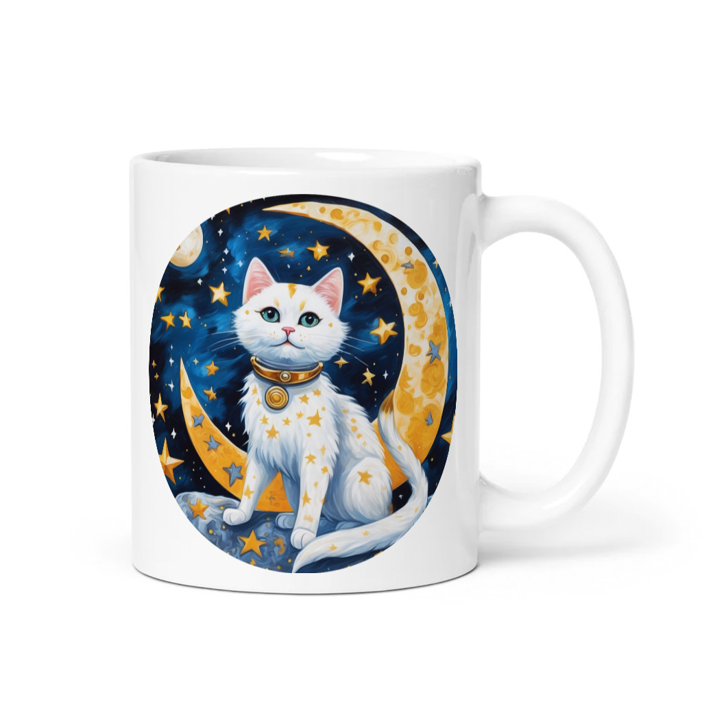 PugMug Custom White Companion Cat Mug