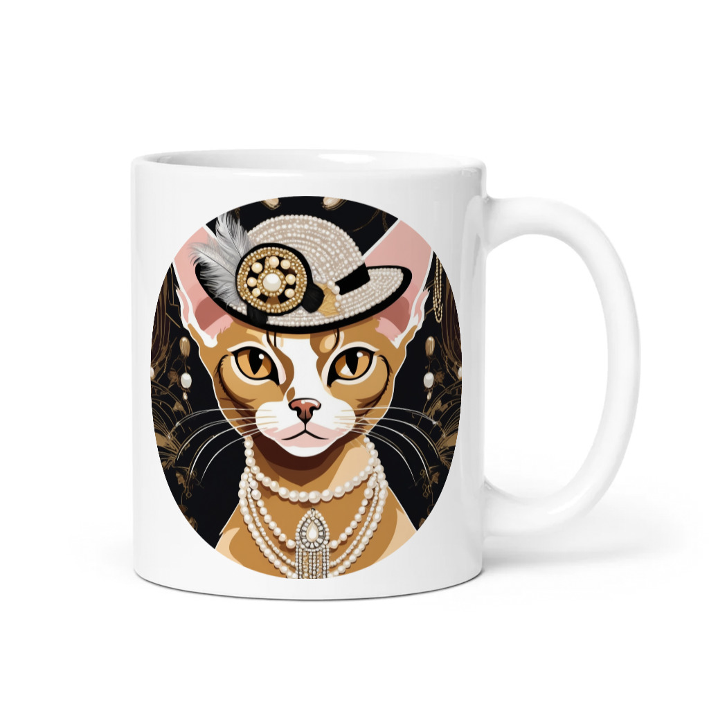 PugMug Custom Tabby Devon Rex Cat Mug