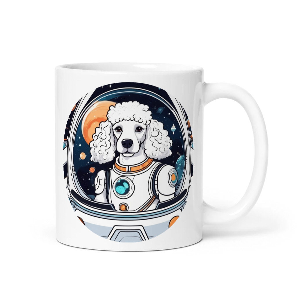 PugMug Custom White Poodle Mug