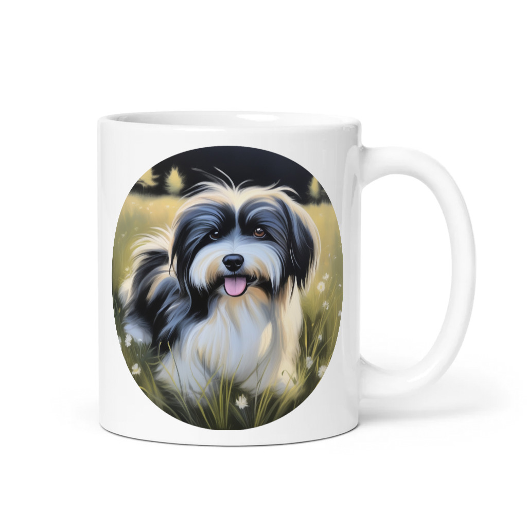 PugMug Custom Black-and-white Havanese Dog Mug