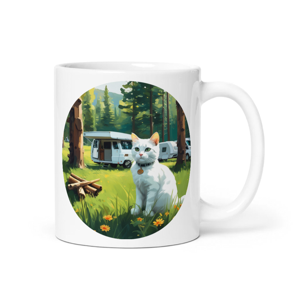 PugMug Custom White Companion Cat Mug