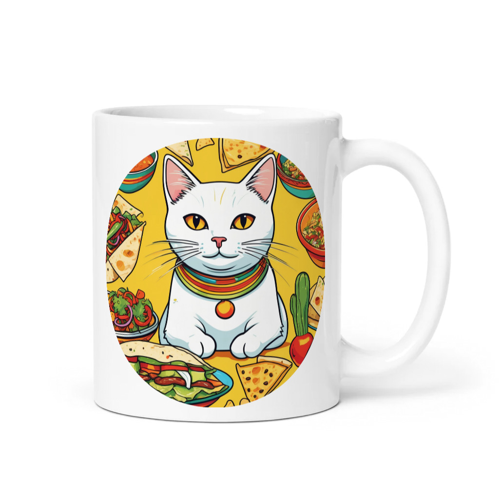PugMug Custom White Companion Cat Mug