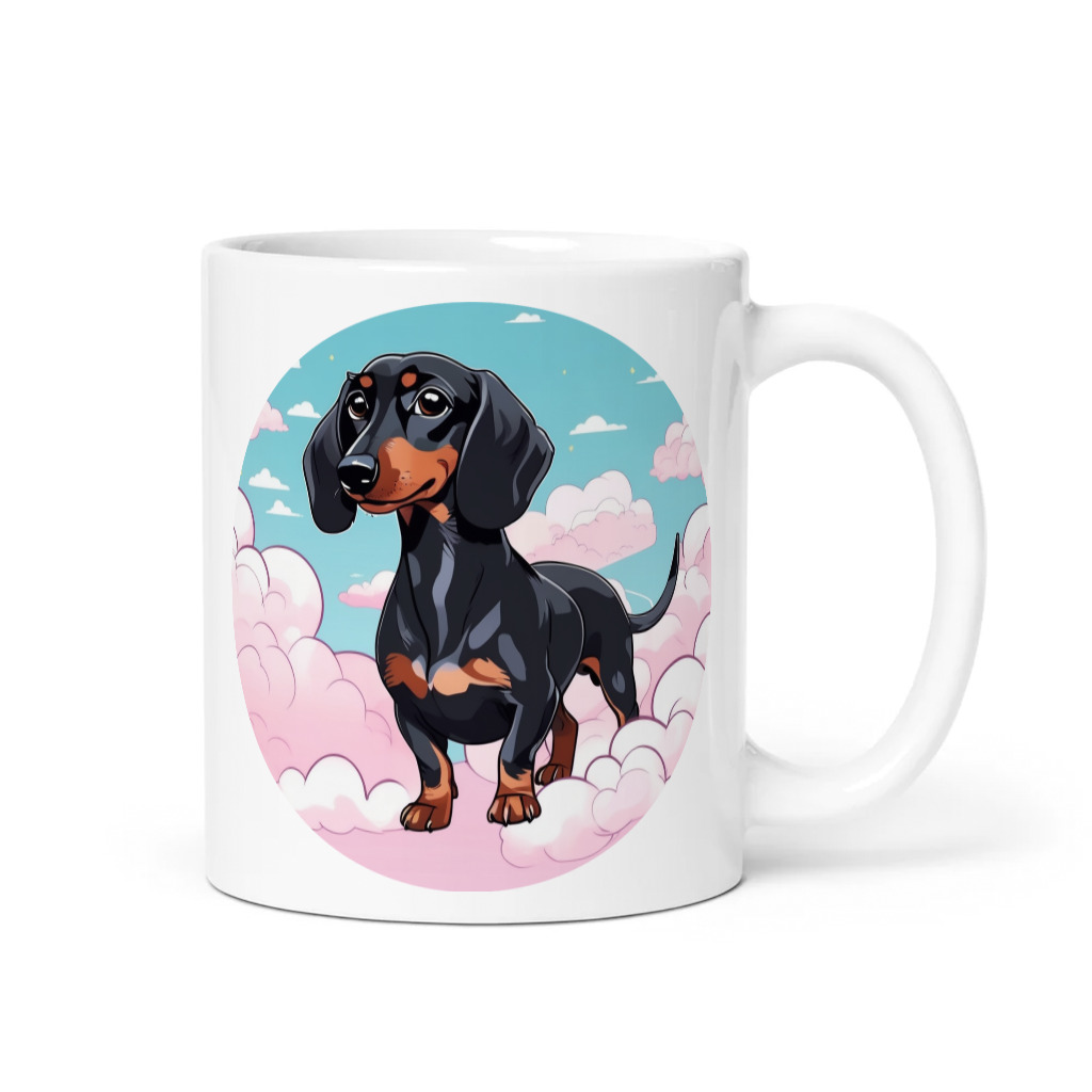 PugMug Custom Black Dachshund Mug