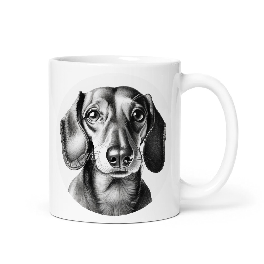 PugMug Custom Tan Dachshund Mug