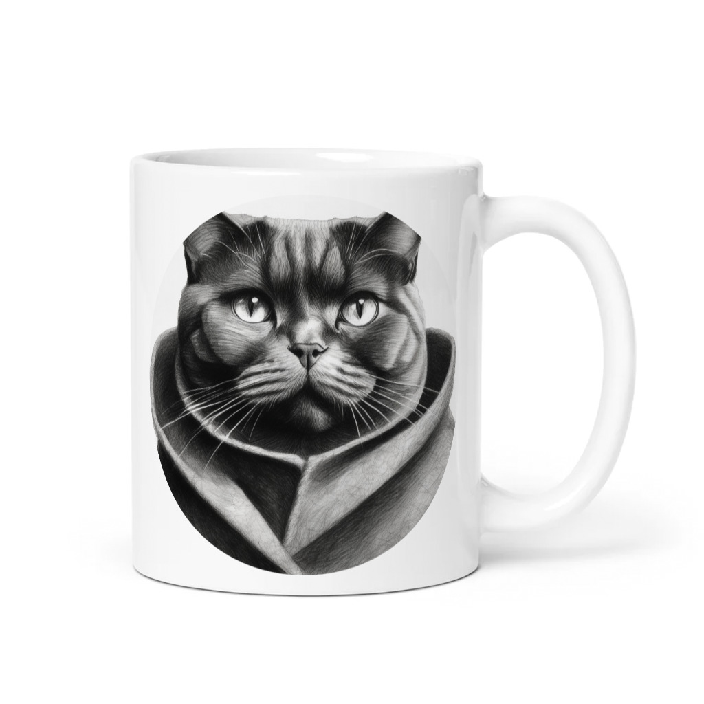 PugMug Custom Black British Shorthair Cat Mug