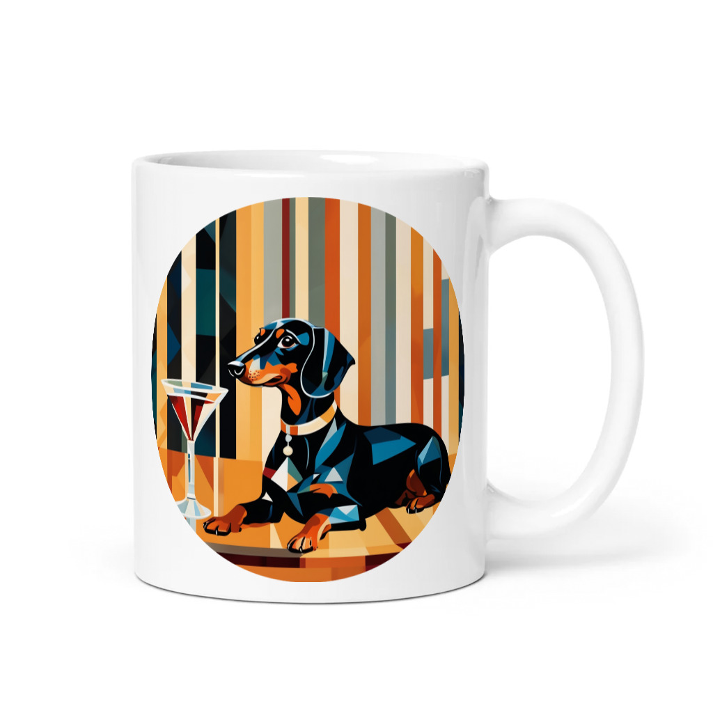 PugMug Custom Black Dachshund Mug