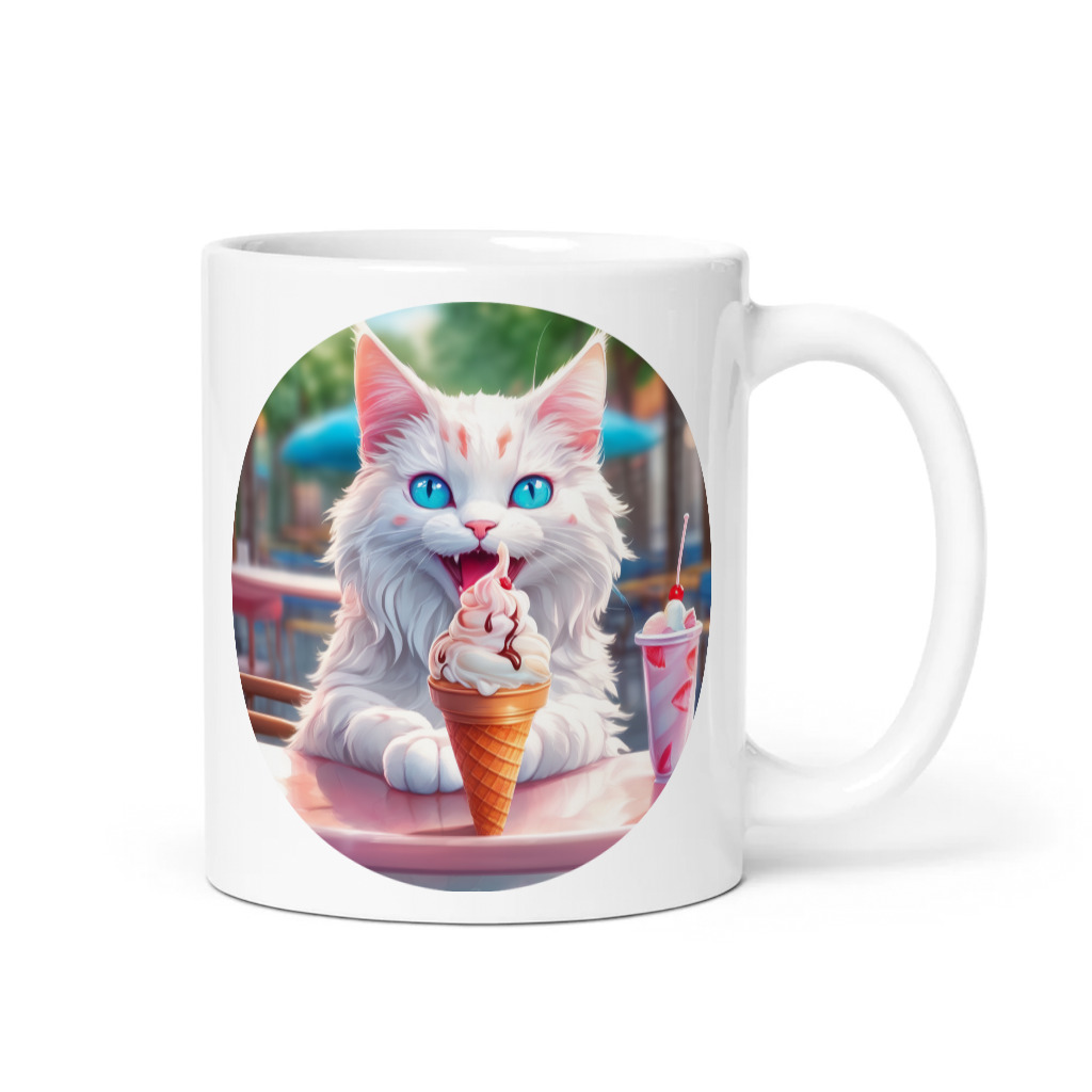 PugMug Custom White Companion Cat Mug